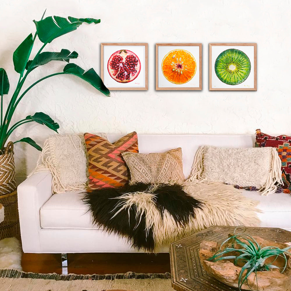 Fruit Portrait Triptych, edition of 85