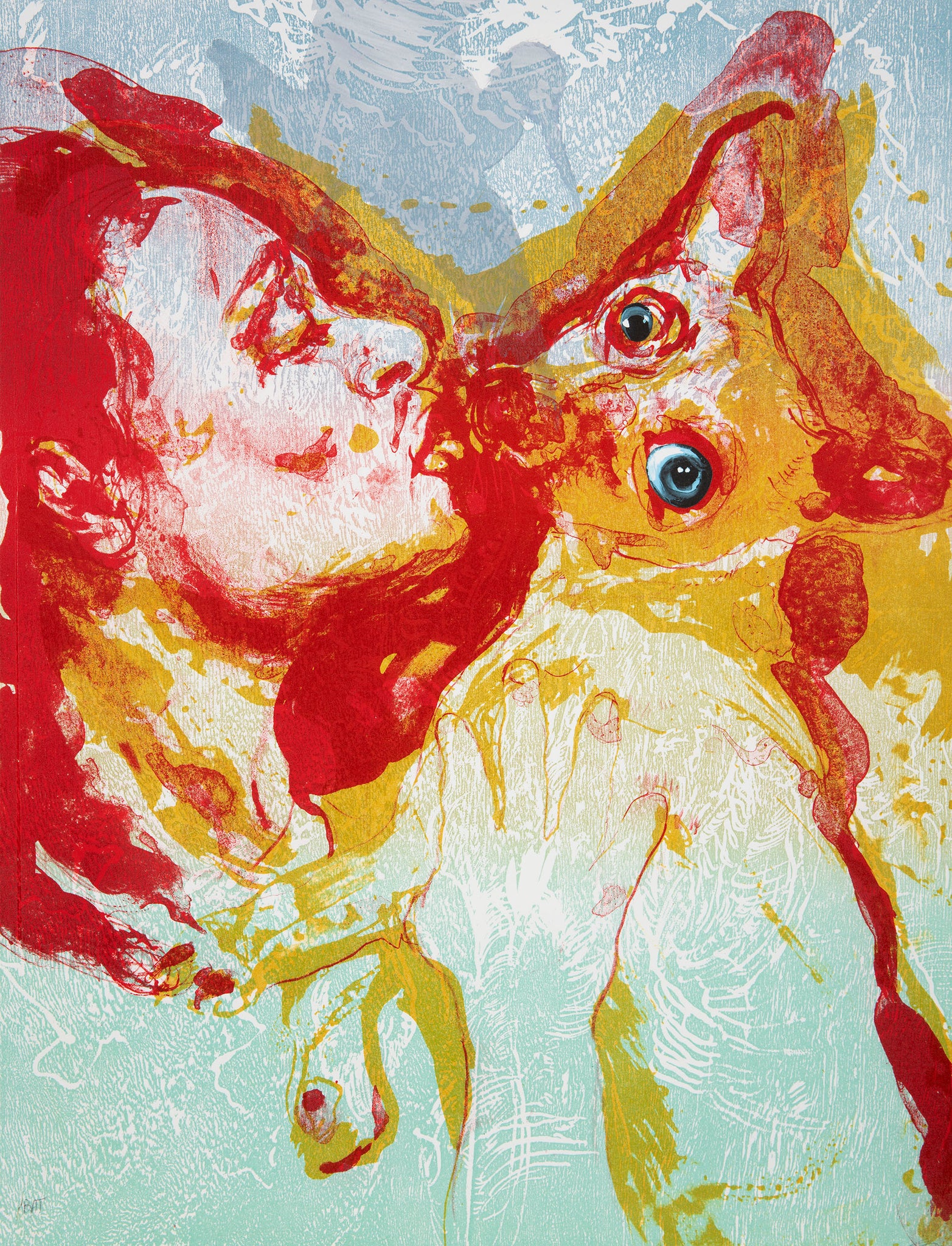 Woman and Dog, 2020, edition of 30