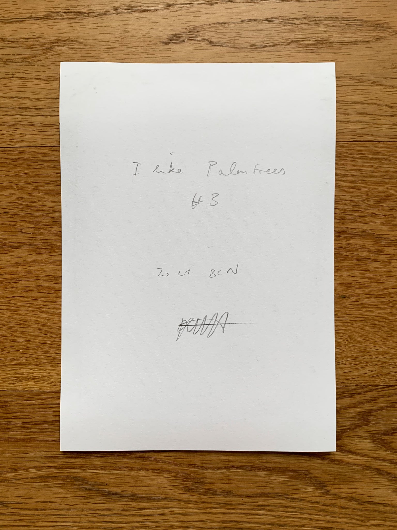 I Like Palmtrees #3, 2021