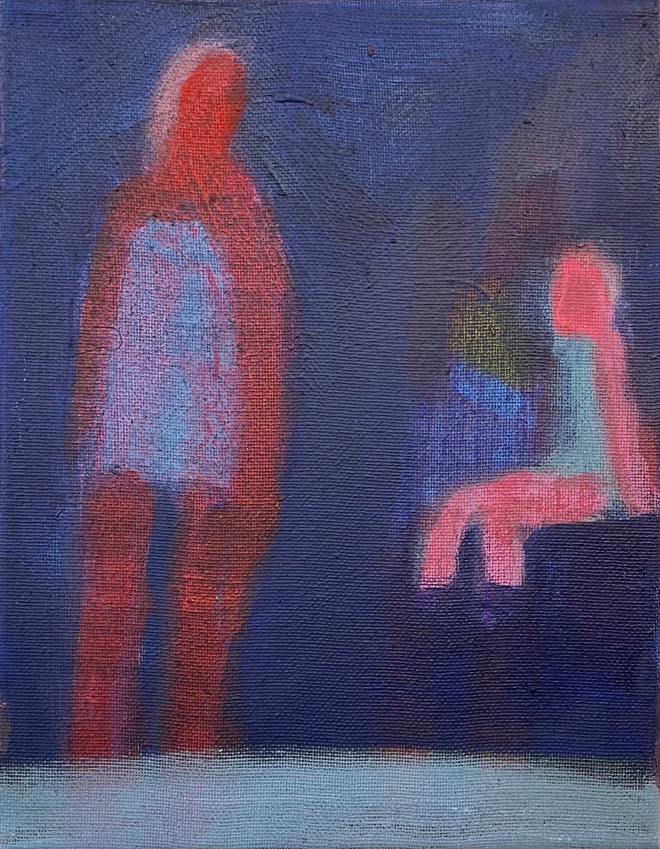 Swimmer Painting for Ukraine